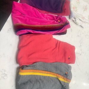 Aviator Nation kids LOT 8/10 4 pants 1 top